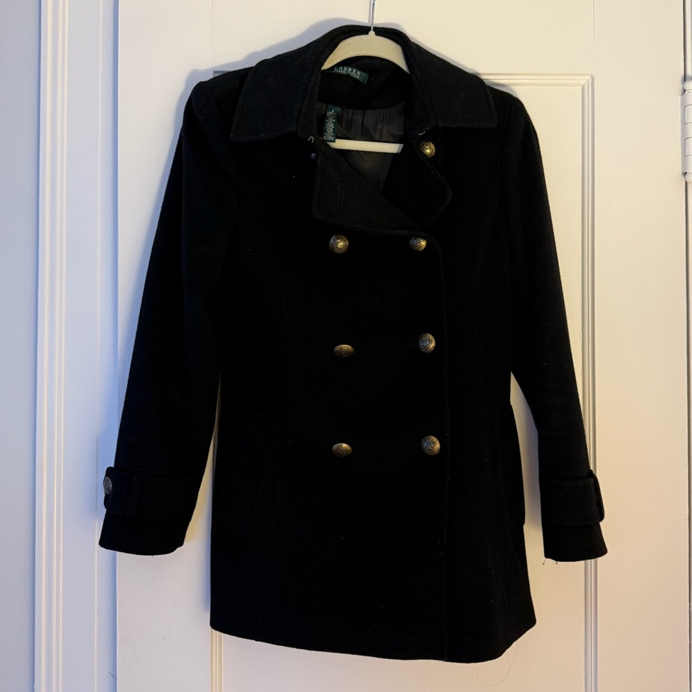Lauren Ralph Lauren black peacoat